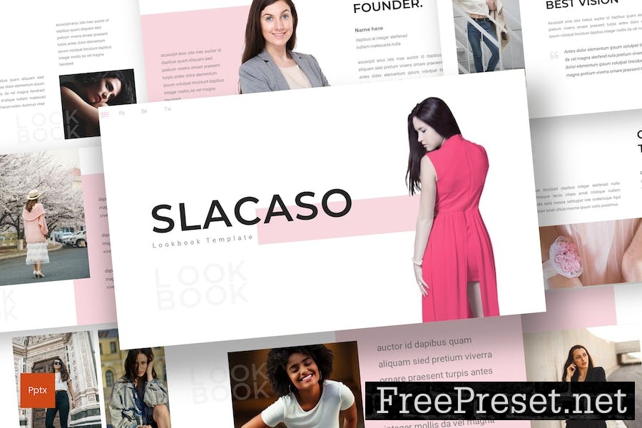 Slacaso - Lookbook Powerpoint Template