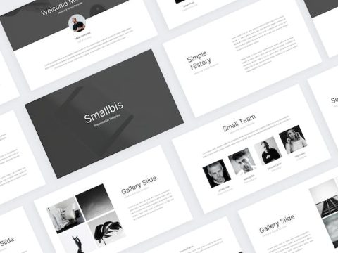 Smallbis - Business Minimal Google Slides Template SZUEFS6