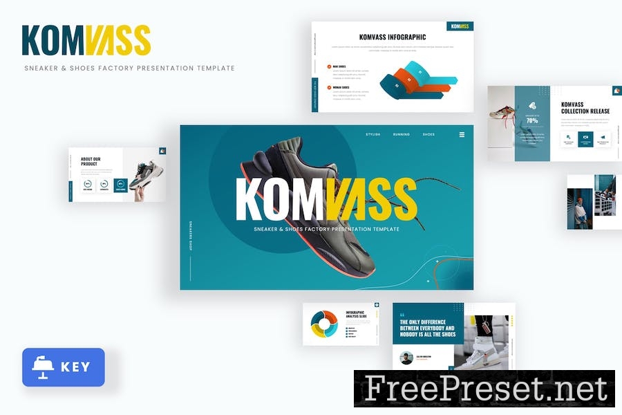 Sneaker & Shoes Factory Keynote Template