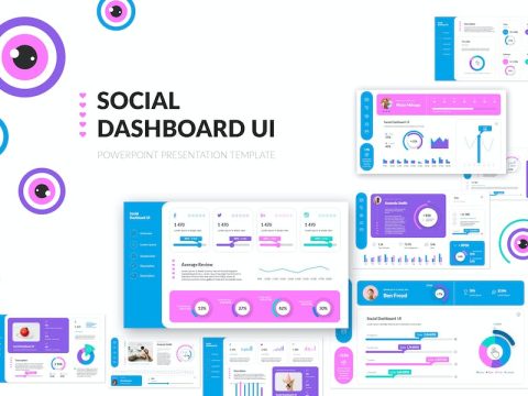 Social Dashboard UI PowerPoint Presentation 4WQXRJH