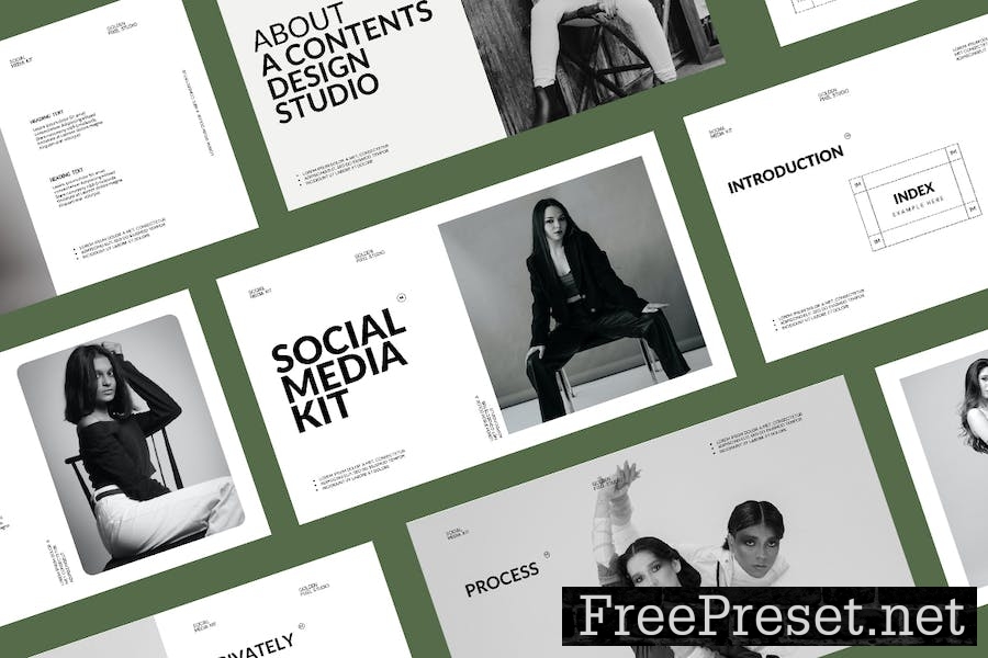 Social Media Kit Presentation Template G7ZTVXH