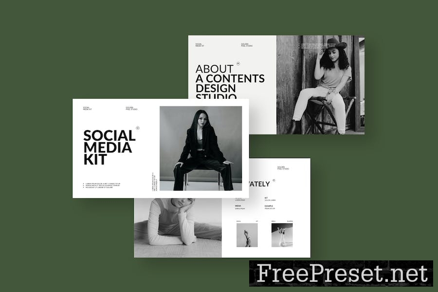 Social Media Kit Presentation Template G7ZTVXH