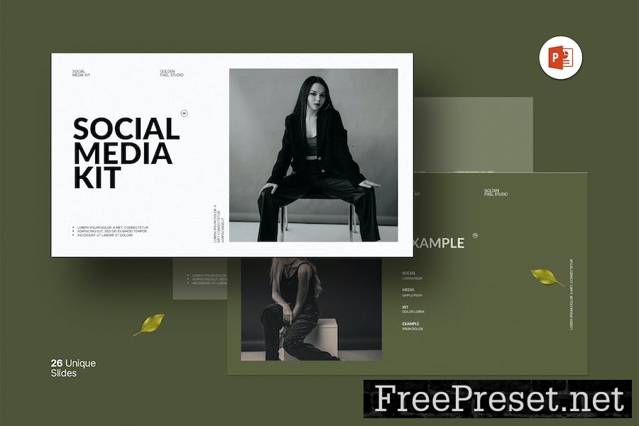 Social Media Kit Presentation Template G7ZTVXH