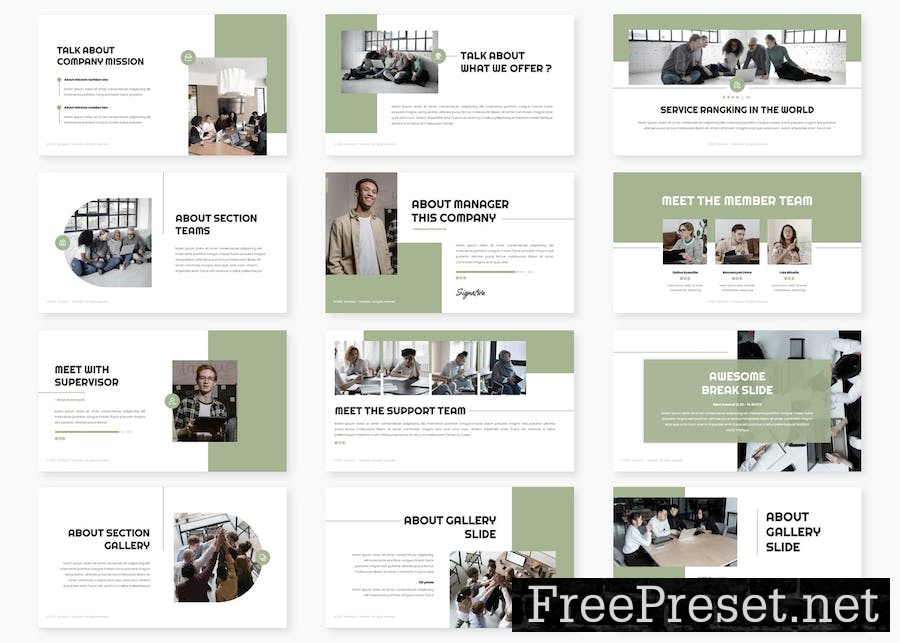 Somasia - Business Powerpoint Template GHL63YB