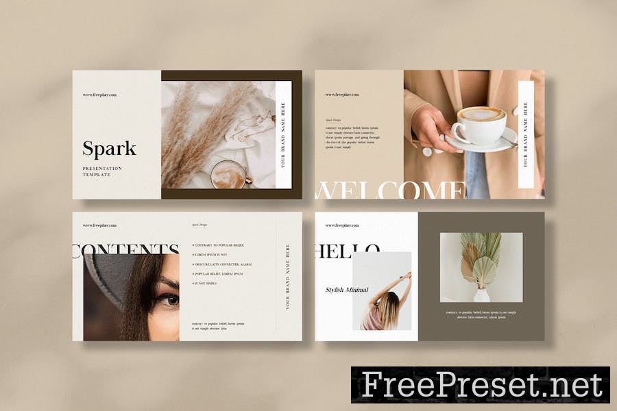 Spark Presentation Google Slides - Template 5KR25NP