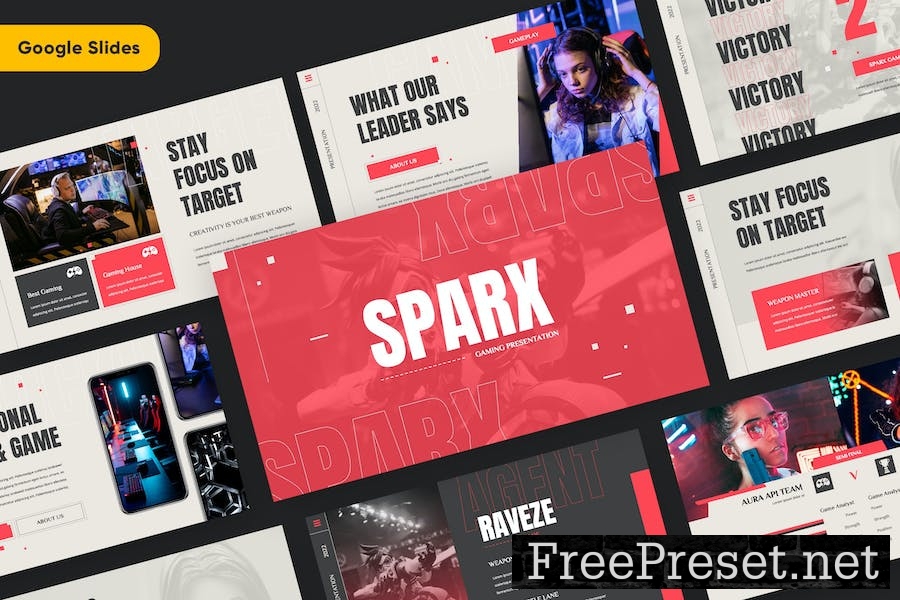 SPARX - Esport & Gaming Google Slides 5S3A8H4