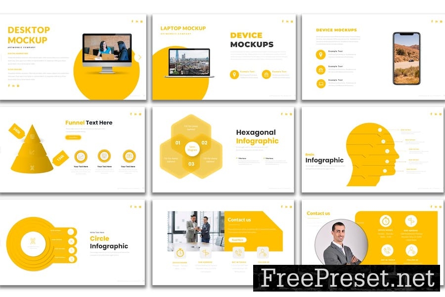 Spinax - PowerPoint Presentation Template HWJHW3L