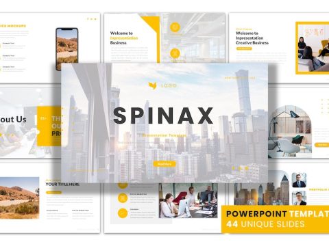 Spinax - PowerPoint Presentation Template HWJHW3L