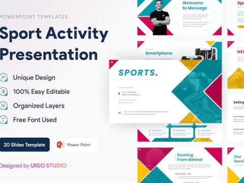 Sports Presentation Template Powerpoint RLTSZNW