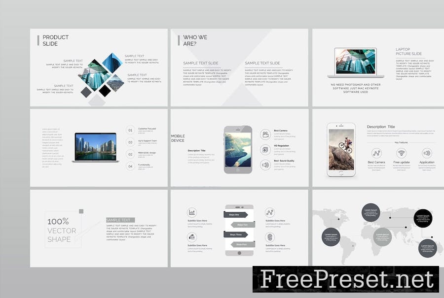 Squar Powerpoint PresentationTemplate EF49H9V