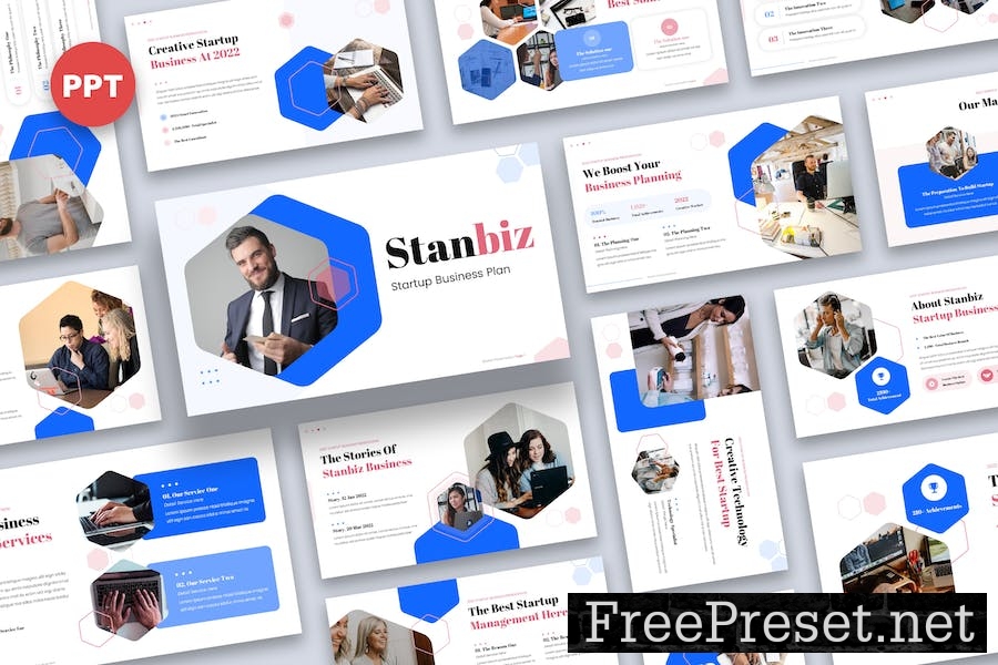 Stanbiz - Startup Business Plan Powerpoint