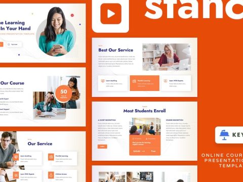 Stancy - Online Course Keynote Template PCZU4WV