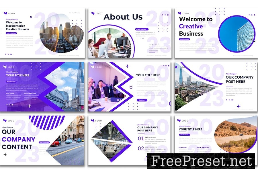 Star Office Google Slides Presentation Template 6FP9WTD