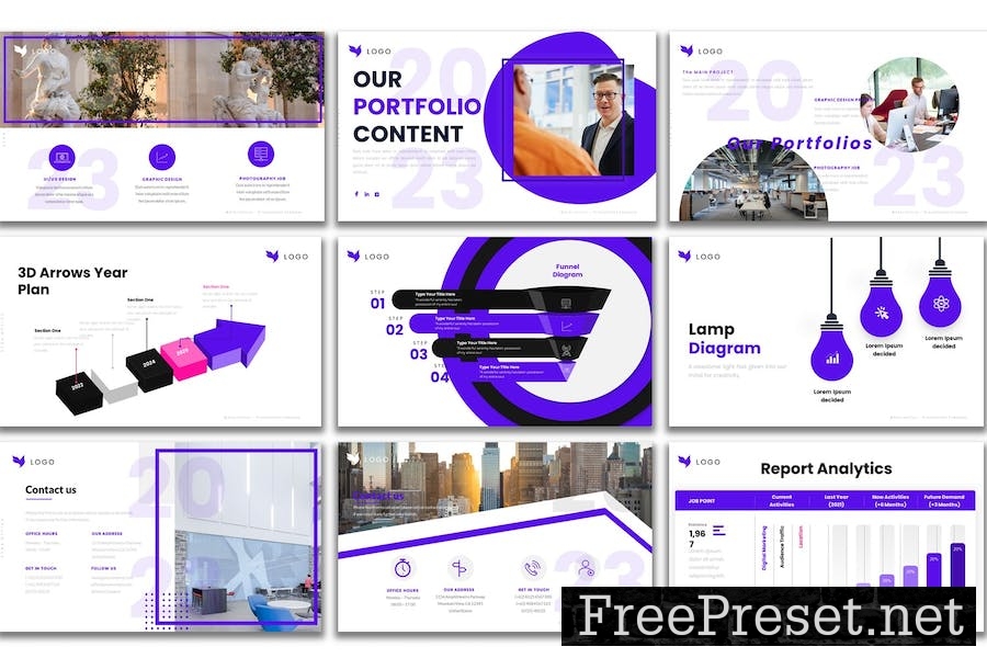 Star Office Google Slides Presentation Template 6FP9WTD