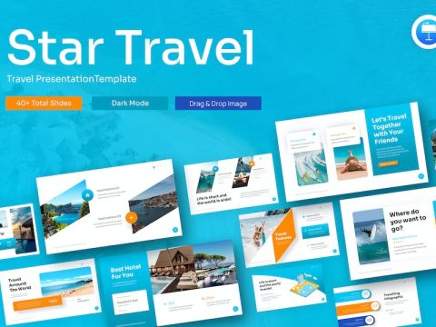 Star Travel Creative Keynote Template 7VL7N8R