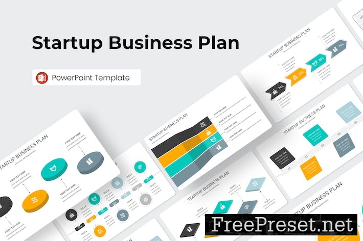 Startup Business Plan Infographics Powerpoint 98AQYR2