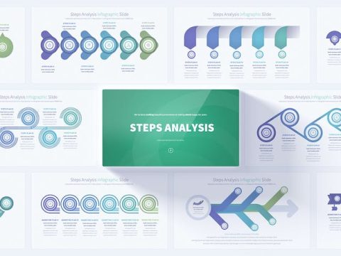 Steps Analysis - PowerPoint Infographics Slides HGPCZ6P