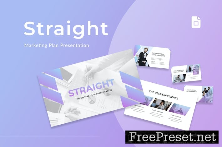 Straight - Marketing Plan Presentation G-Slides