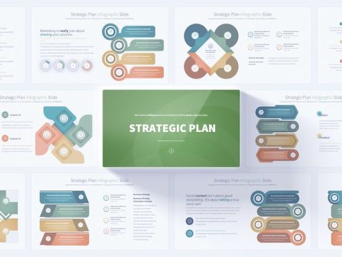 Strategic Plan - PowerPoint Infographics Slides L2Q9NFW