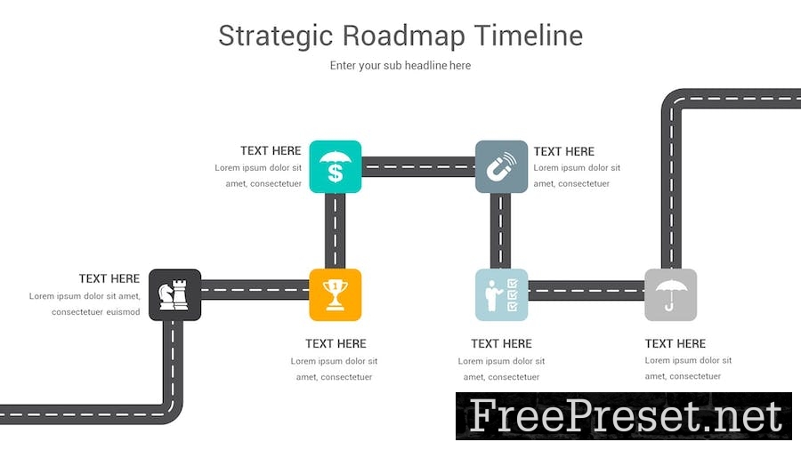 Strategic Roadmap Timeline Google Slides Template