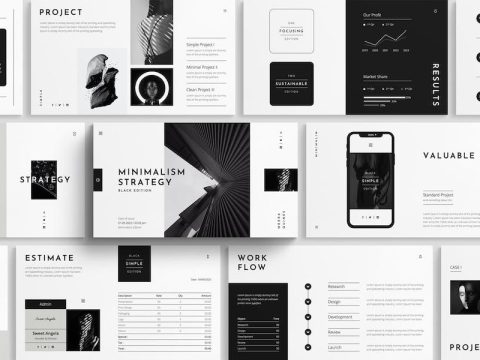 Strategy Keynote Presentation Template A4MZ56M