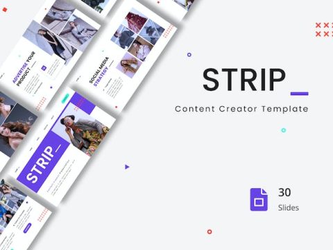 Strip - Content Creator Presentation Google Slides FCGUC57