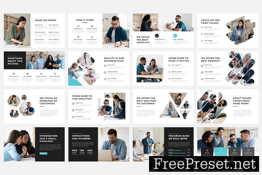 Stunning Pitch Deck Google Slides Template