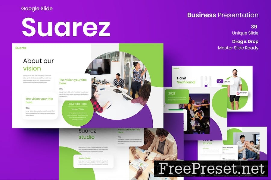 Suarez - Business Google Slide Template LMSJ8Q3