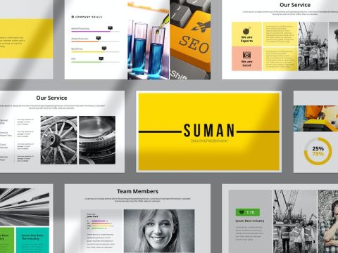 Suman Creative Clean Powerpoint Presentation 9PKUB7A