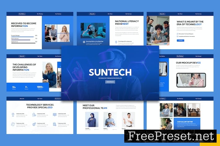 Suntech - Technology Google Slides Template