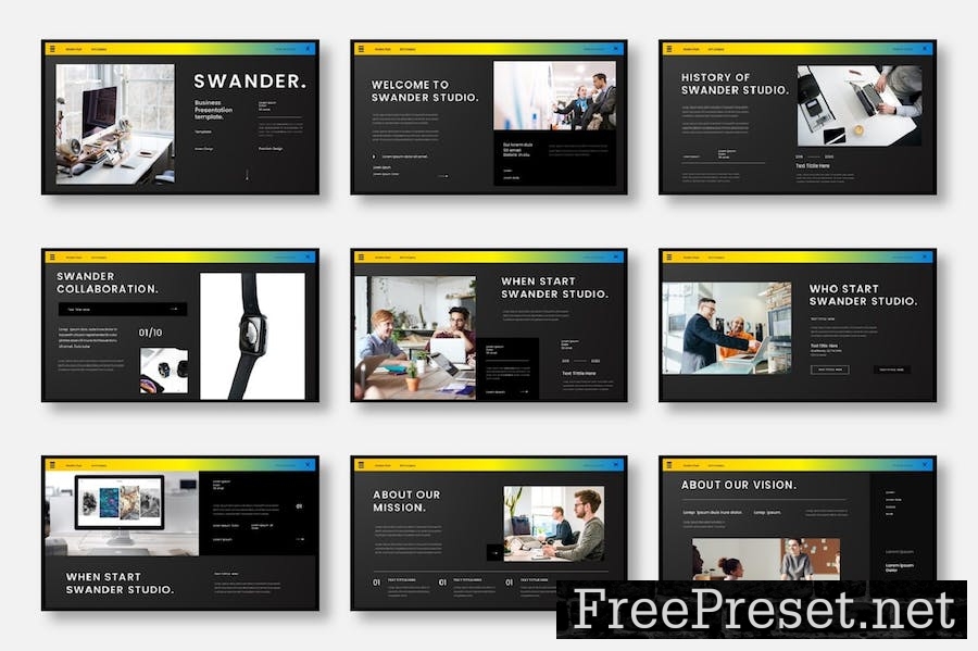 Swander - Business Google Slide Template FR6BYKE