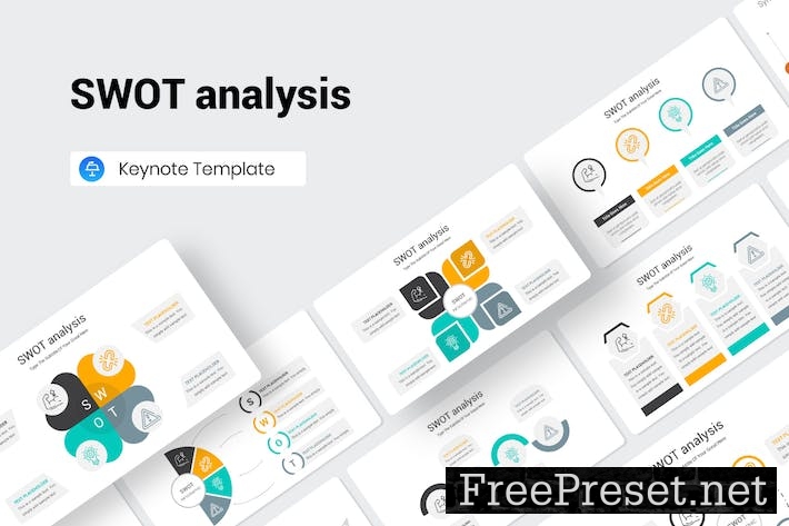 SWOT analysis Keynote Presentation Template E8HNYLY