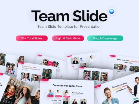 Team Slide Professional Keynote Template JP9VSN6