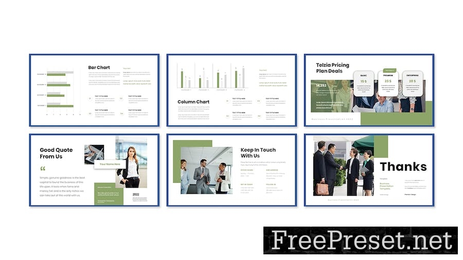 Telzia Business Presentation Google Slide Template UM5EN22