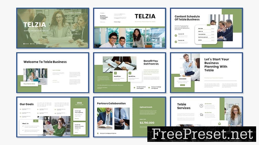 Telzia - Business Presentation Keynote Template 3LKRQGU