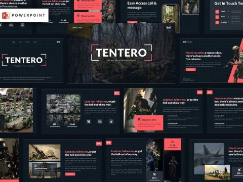 Tentero - Military & Army Powerpoint Template FM536R4