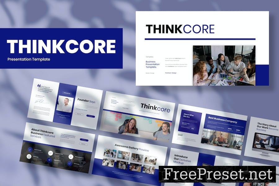 Thinkcore - Business Presentation Google Slide Tem CGEBGMF