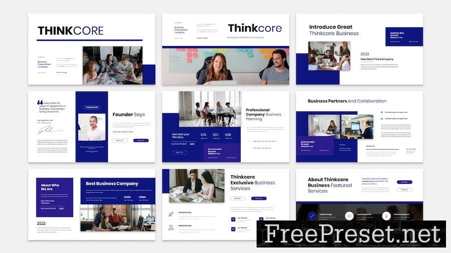 Thinkcore - Business Presentation Keynote Template RAKXESR