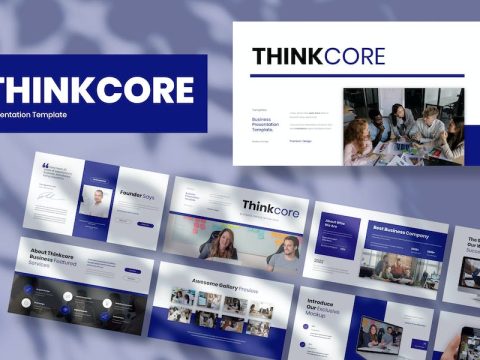 Thinkcore - Business Presentation Keynote Template RAKXESR