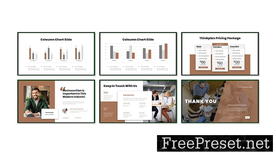 Thinkplan - Business Presentation PowerPoint LZMANBX