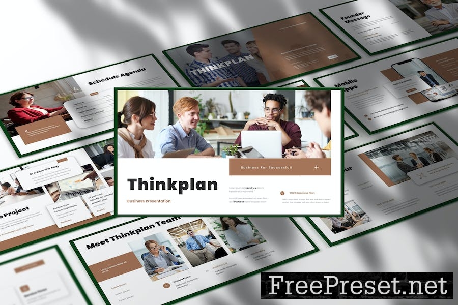 Thinkplan - Business Presentation PowerPoint LZMANBX