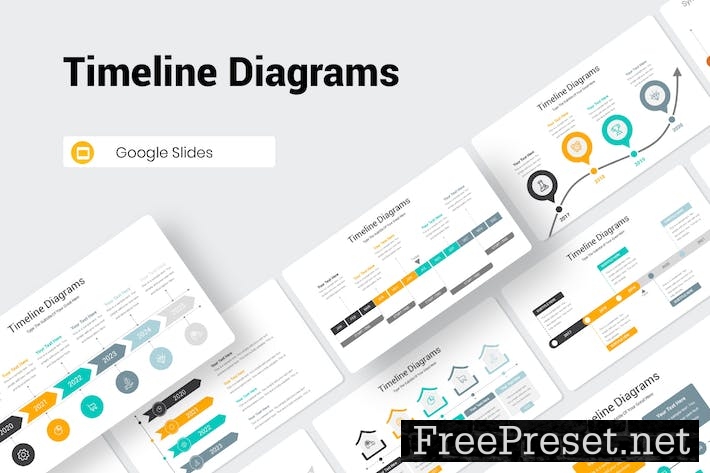 Timeline Diagrams Google Slides Presentation 52AKTSM