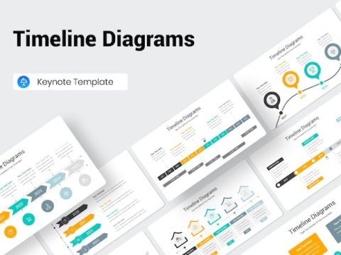 Timeline Diagrams Keynote Presentation Template