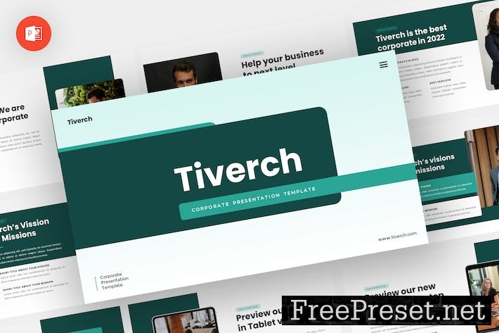 Tiverch - Corporate Powerpoint Template L7T2J9V