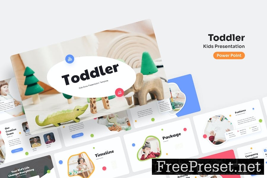 Toddler - Kids PowerPoint Presentation VTM54GV