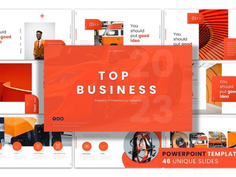 Top Business - PowerPoint Presentation Templatete 77UCATW