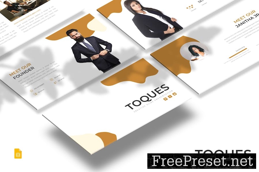 Toques - Business Google Slides Template AZ99EBR