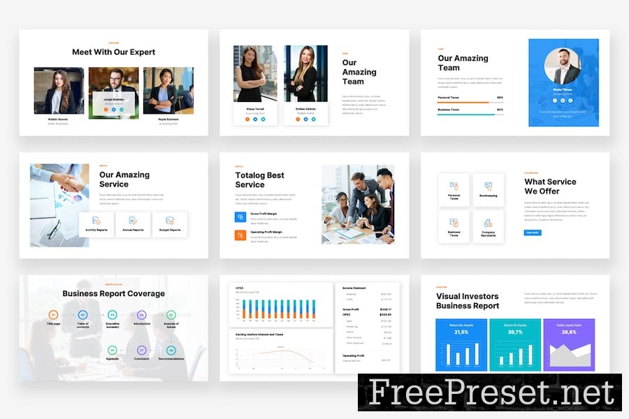 Totalog - Business Report Keynote Template B8K6BEP