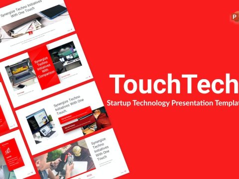 TouchTech Startup Technology PowerPoint Template