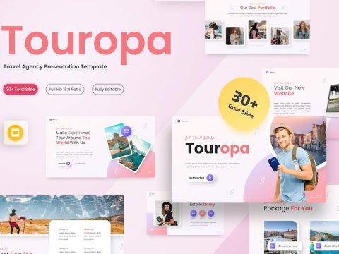 Touropa - Travel Agency Google Slides Template